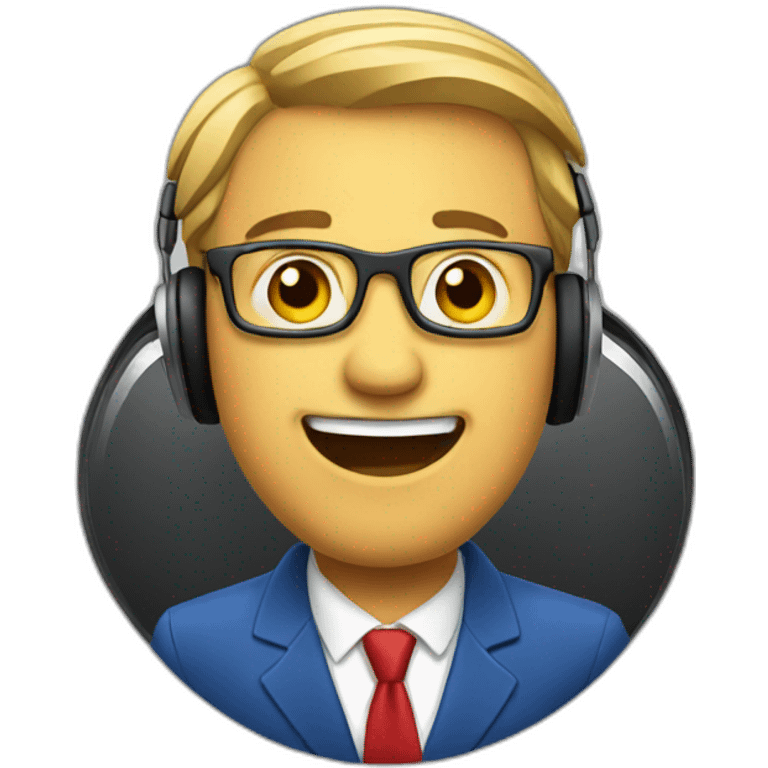 Broadcaster radio emoji