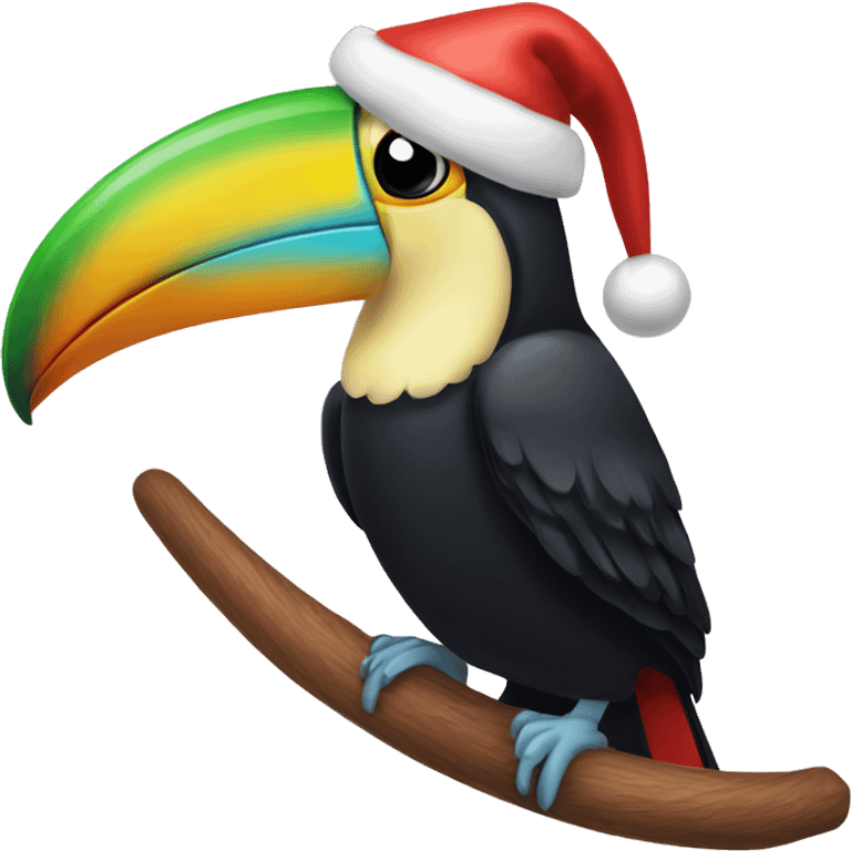 Christmas toucan bird  emoji