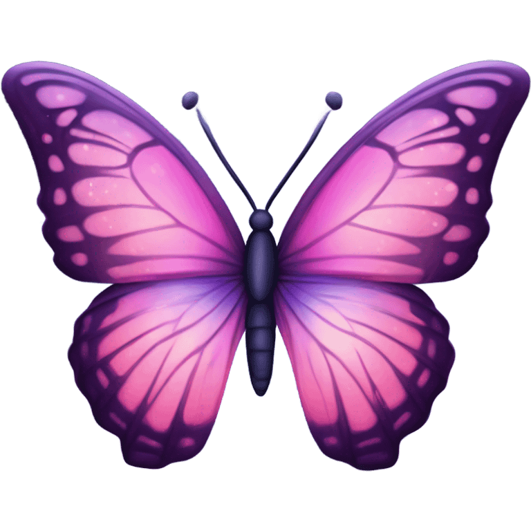 pastel pink galaxy butterfly emoji