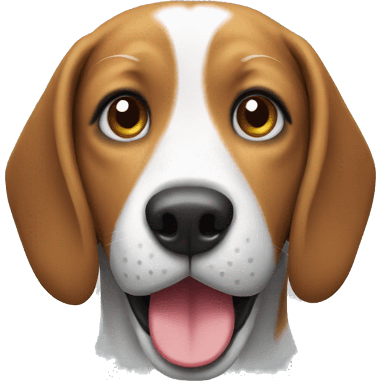 Beagle happy emoji