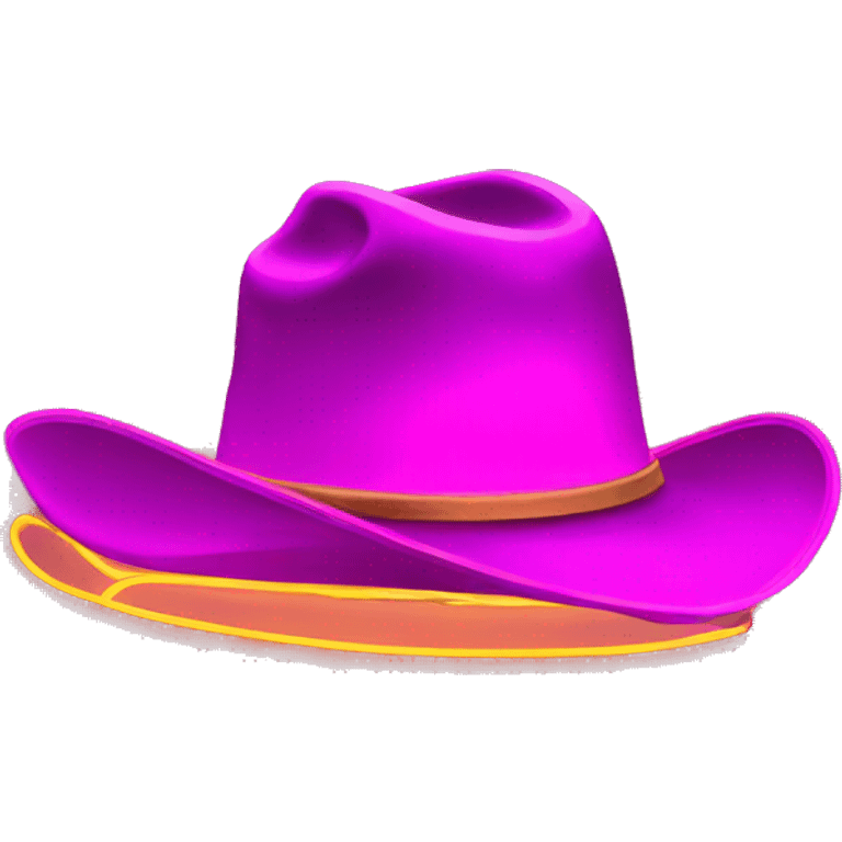 neon cowboy hat emoji