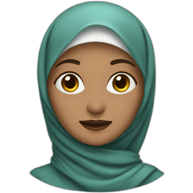 Woman with hijab emoji