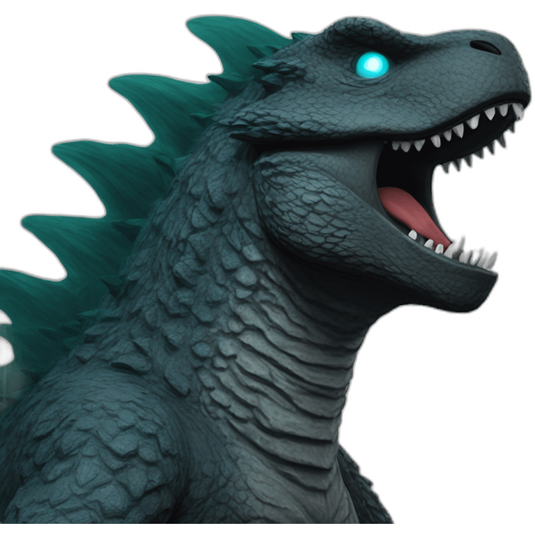 Godzilla atomic breathe emoji