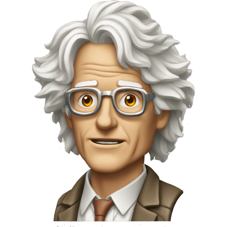 doc Emmett brown back to the future emoji