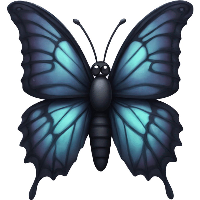 Gothic butterfly emoji