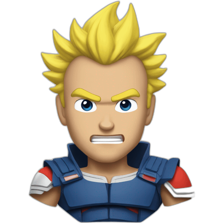 Macron super sayan emoji