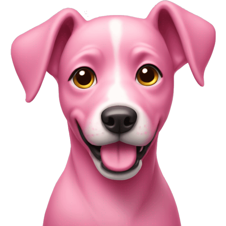 pink dog emoji