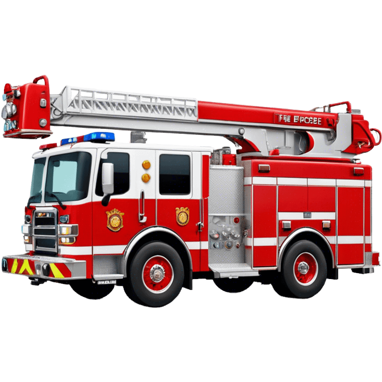 Fire Engine - Pierce Enforcer Pumper (Model Year: 2021) (Iconic colour: Red) emoji