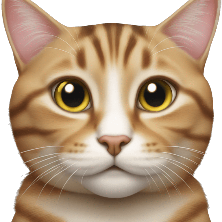 Tabby cat white belly emoji