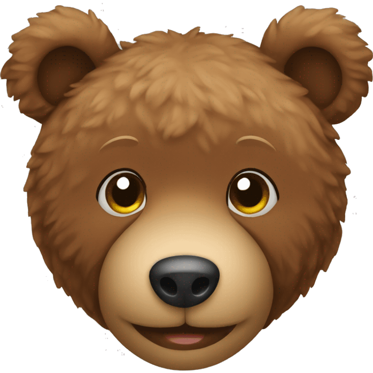 Brown teddy bear emoji