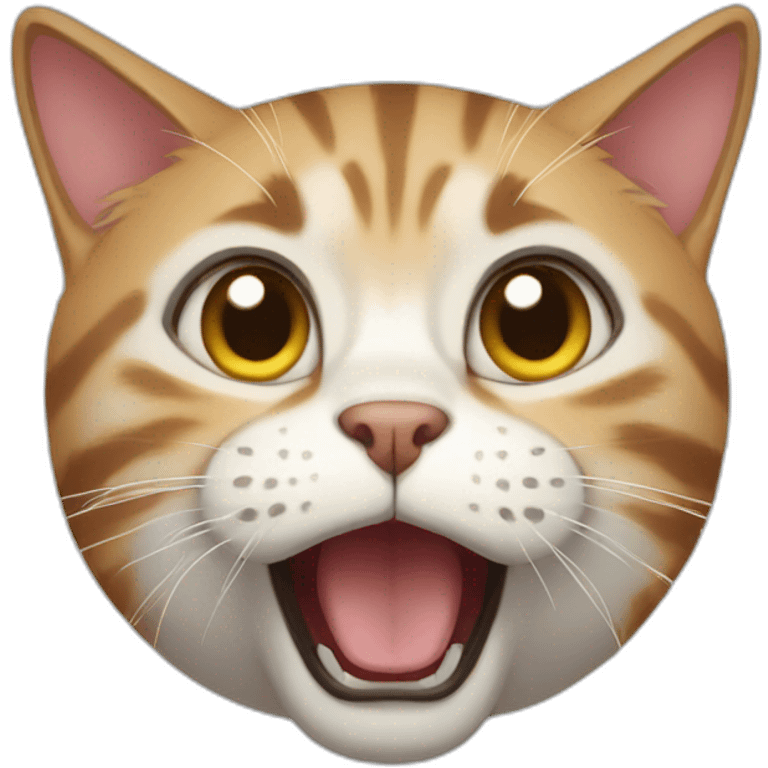 Cat shock emoji