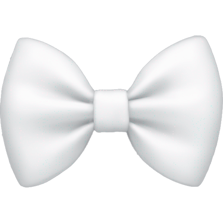 minimalist emoji white bow emoji