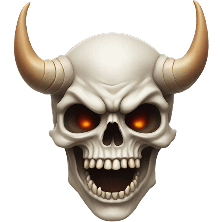 devil skull emoji