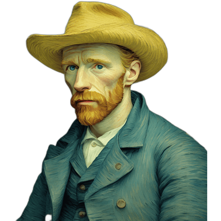 van gogh portrait emoji