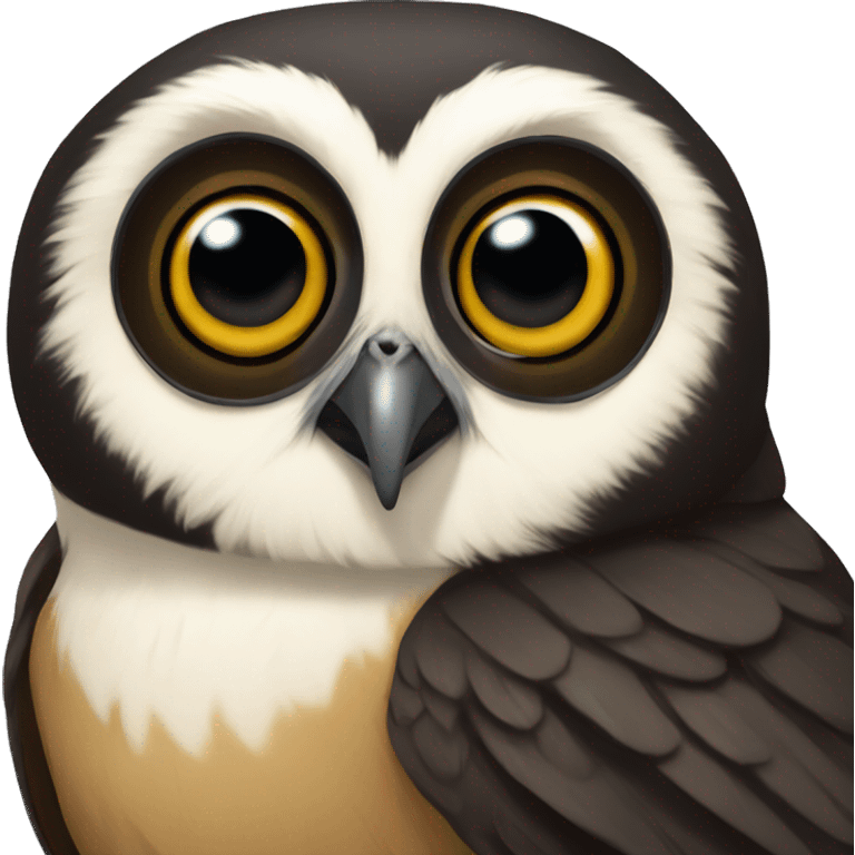 Spectacled owl emoji