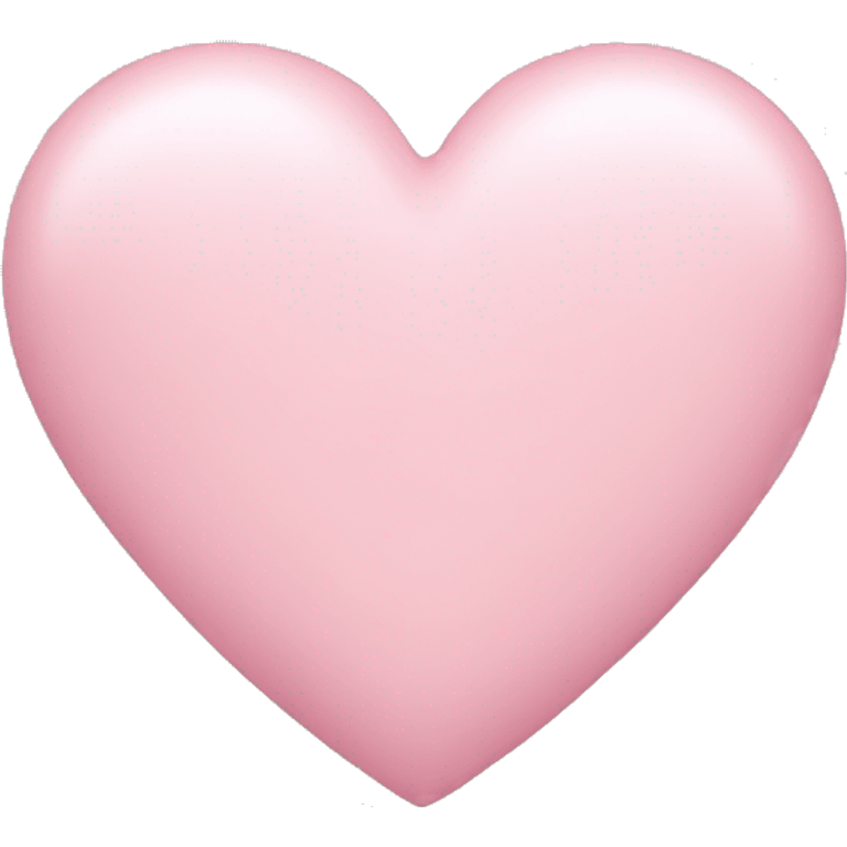 Pastel pink heart emoji