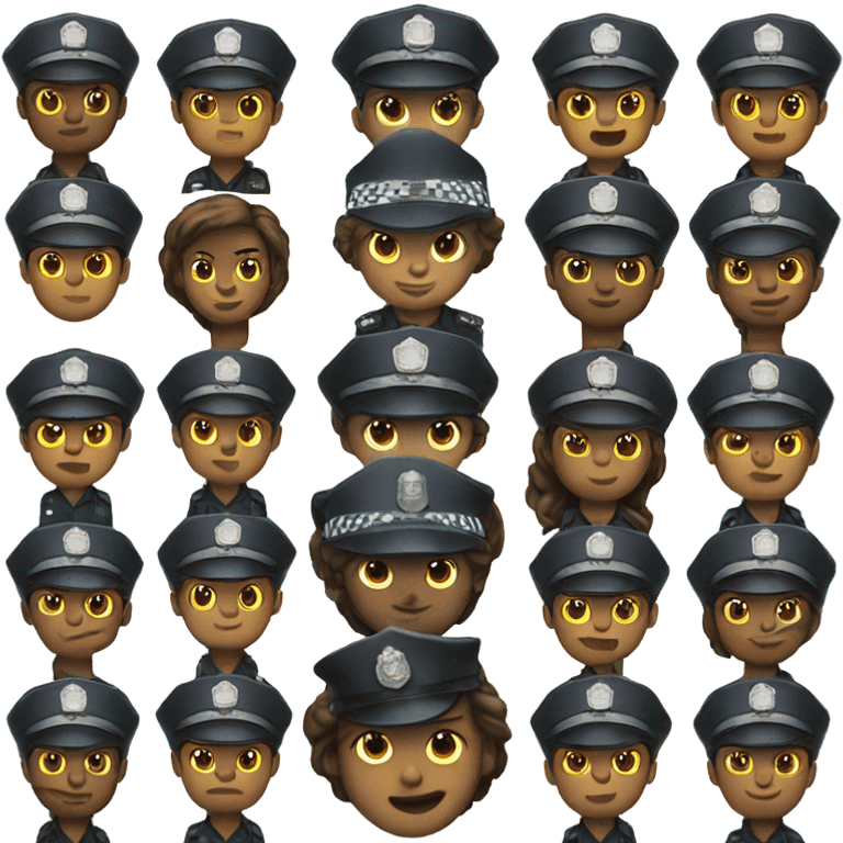 Face of police  emoji