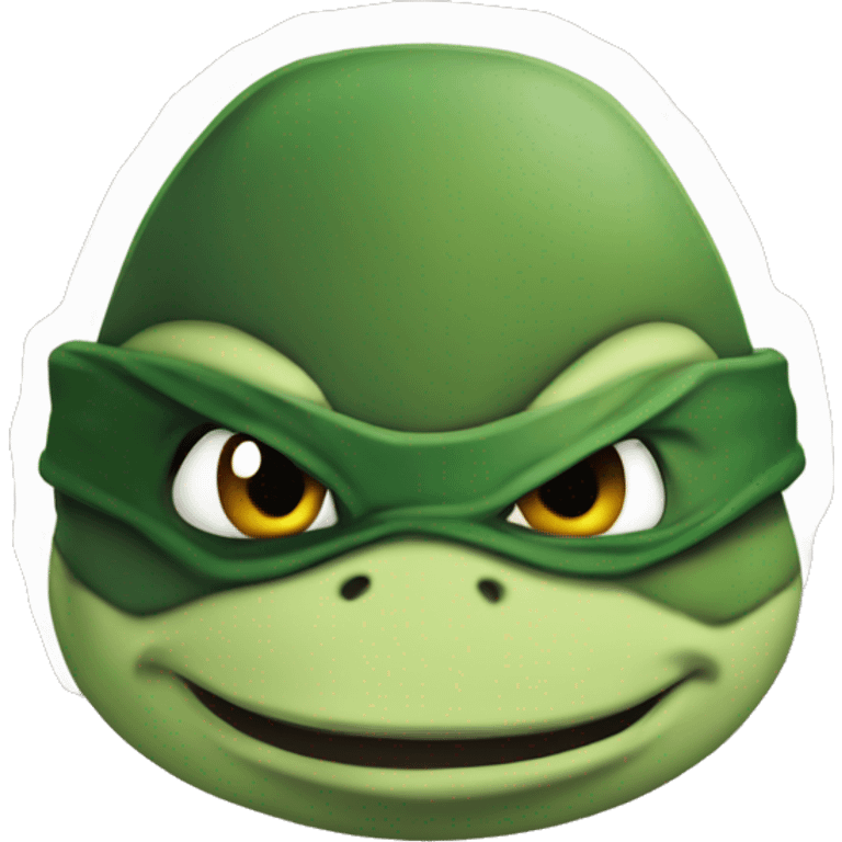 Ninja turtle is looking very sharp 2D emoji