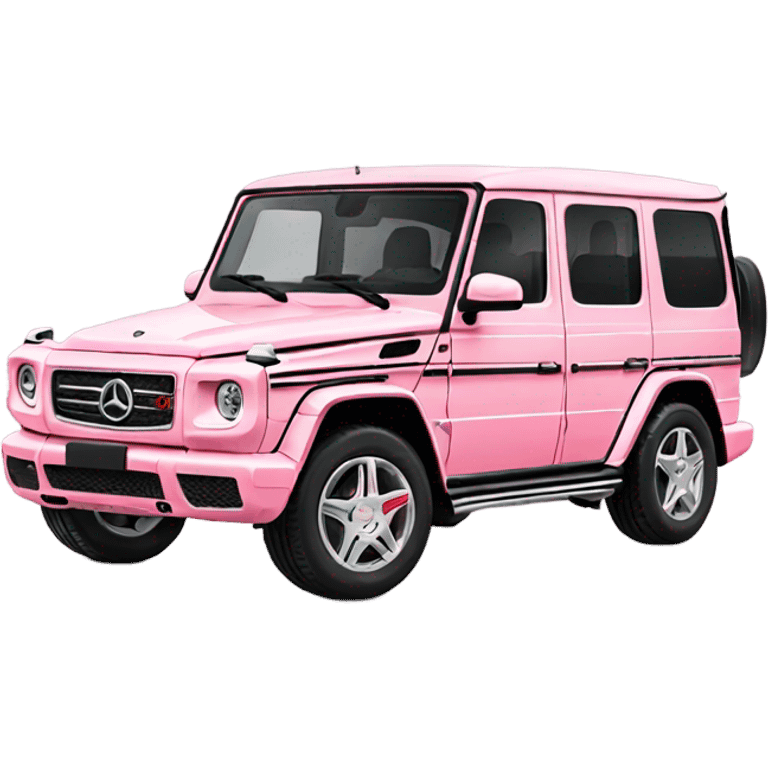 Light pink G wagon emoji