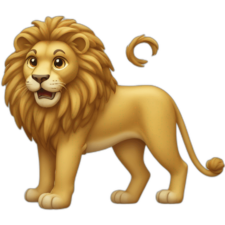 czech lion with two tails emoji