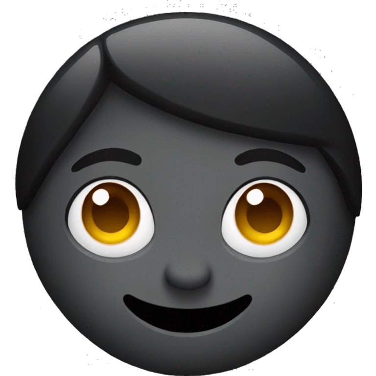 black chat icon emoji