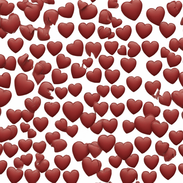 Broken dark red heart  emoji