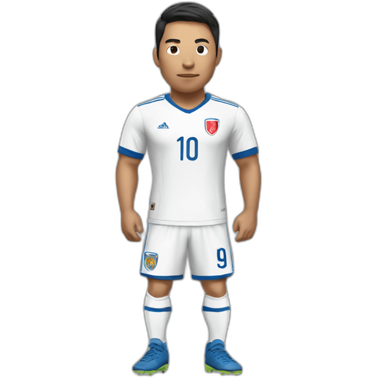 Asian soccer player emoji