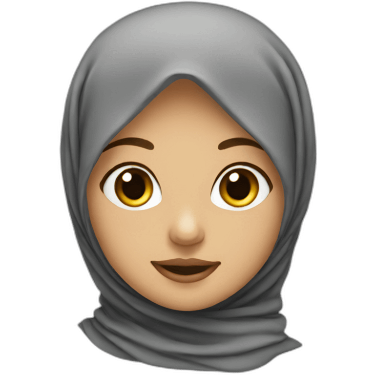 Hijab girl smug emoji