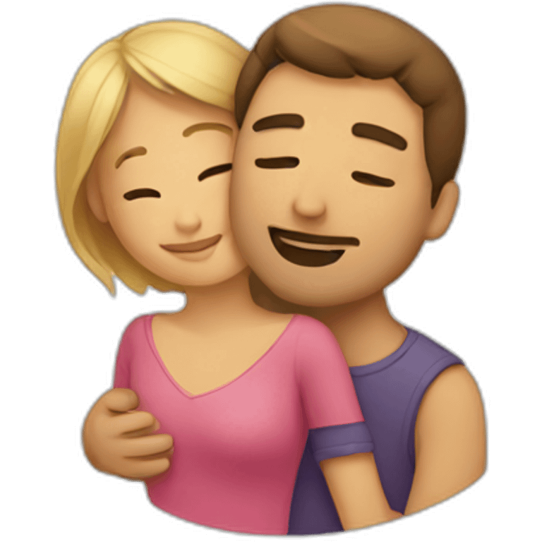 man-woman-cuddling emoji