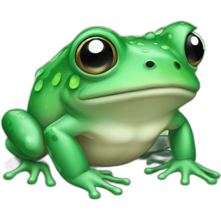 Rain frog emoji