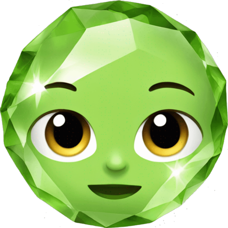 Peridot gemstone  emoji