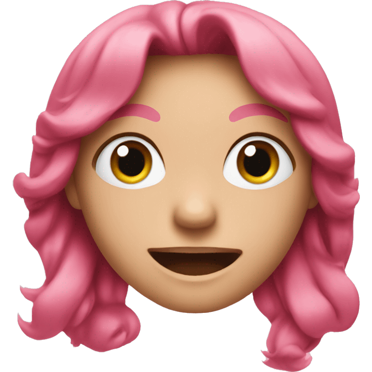 pink OK emoji