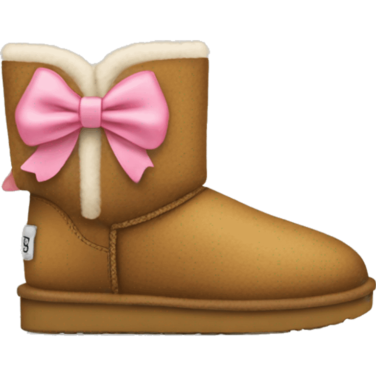 Uggs with a bow emoji