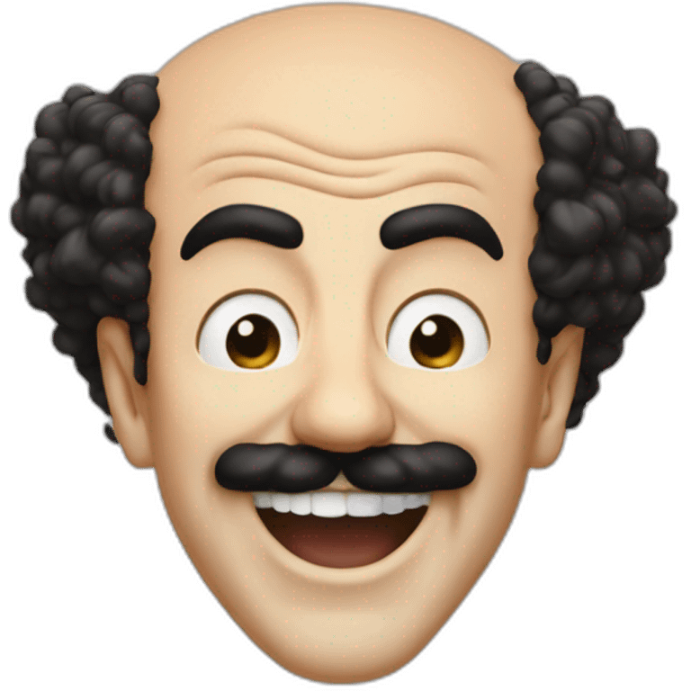 borat laughing, tears down his face emoji