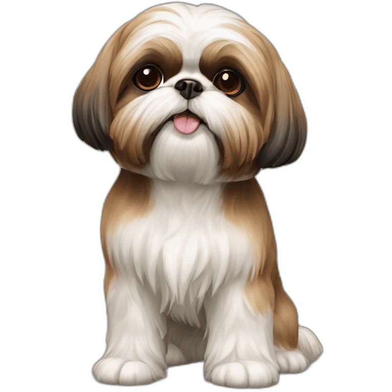 Dog Shih Tzu full-height emoji