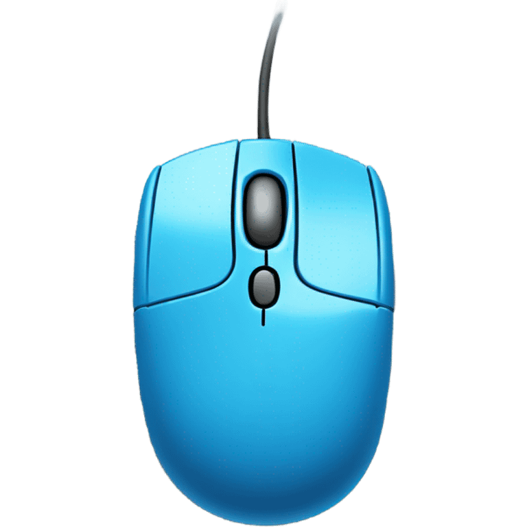 blue navi computer mouse click emoji