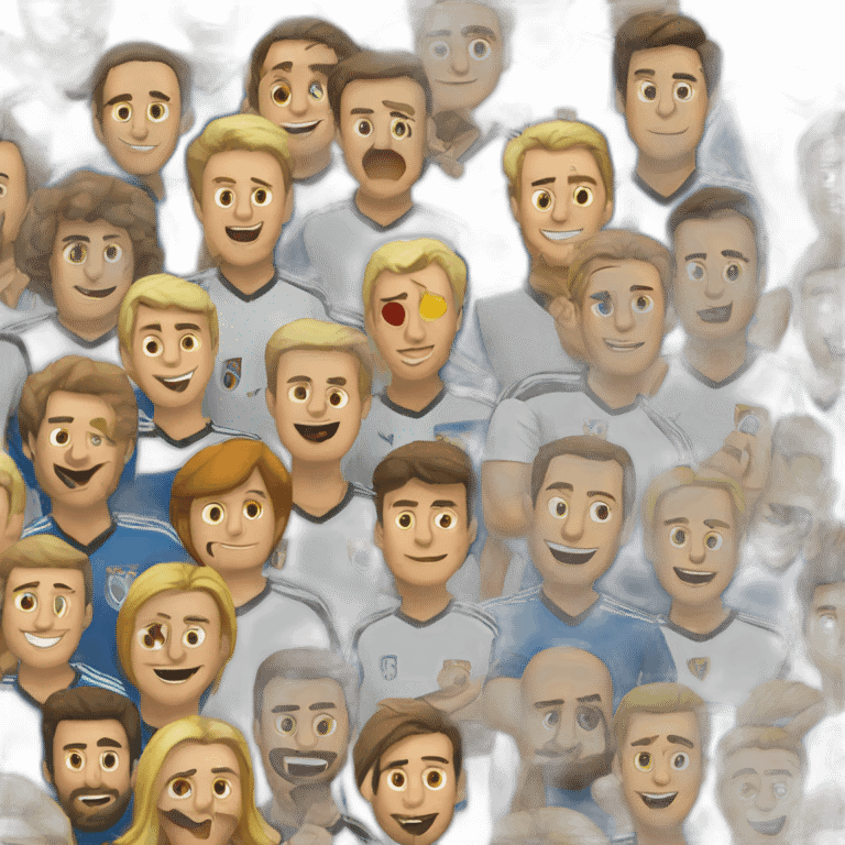 European Football Championship in Germany emoji