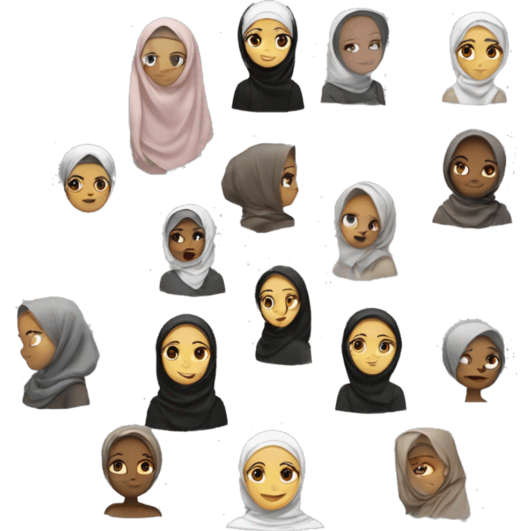 Hijabi girl sawyer  emoji