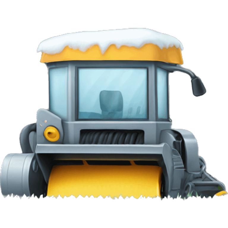 Mowingmachine with frost boil emoji