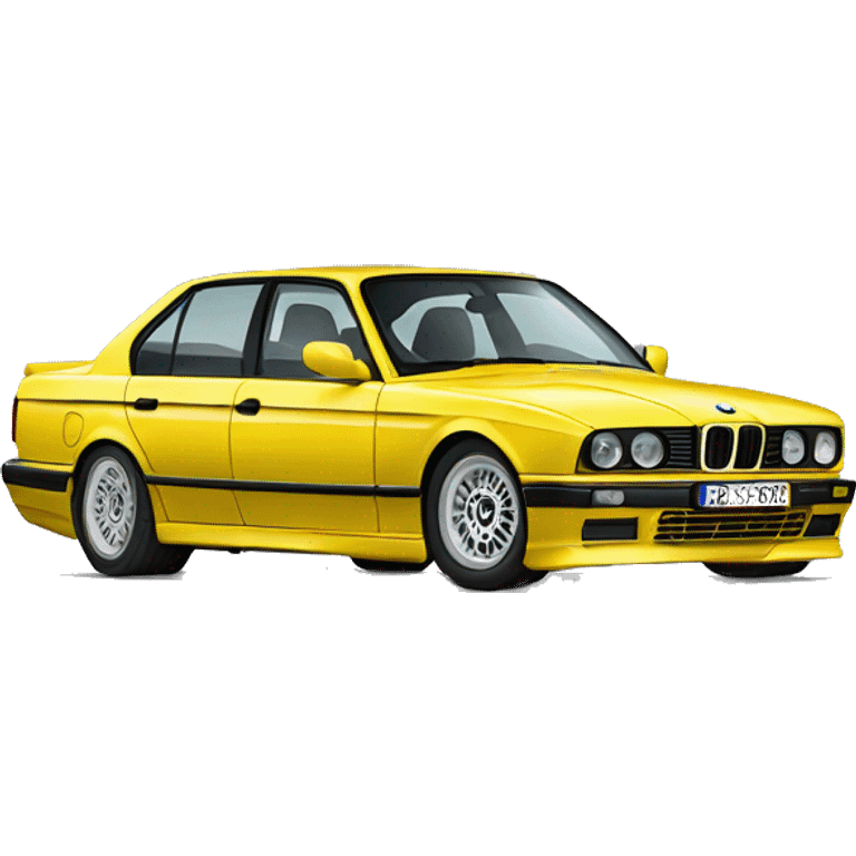 rotten yellow bmw e34 emoji