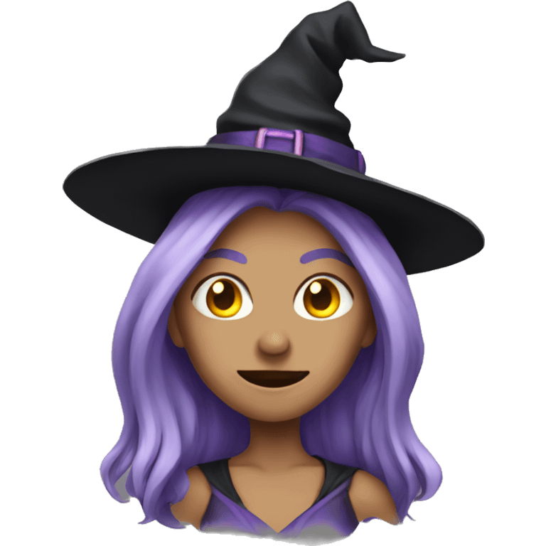 Insane witch emoji