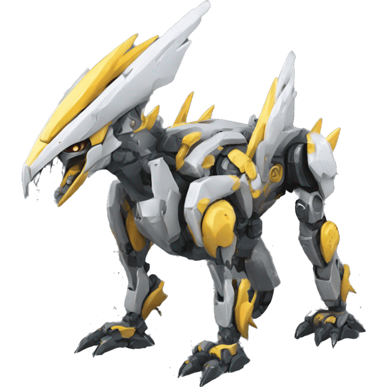 Spiky Medabot-Raptor-Dragon-Mecha emoji