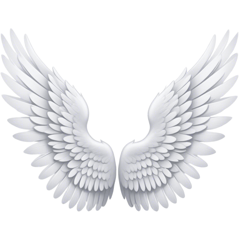 White angel wings emoji