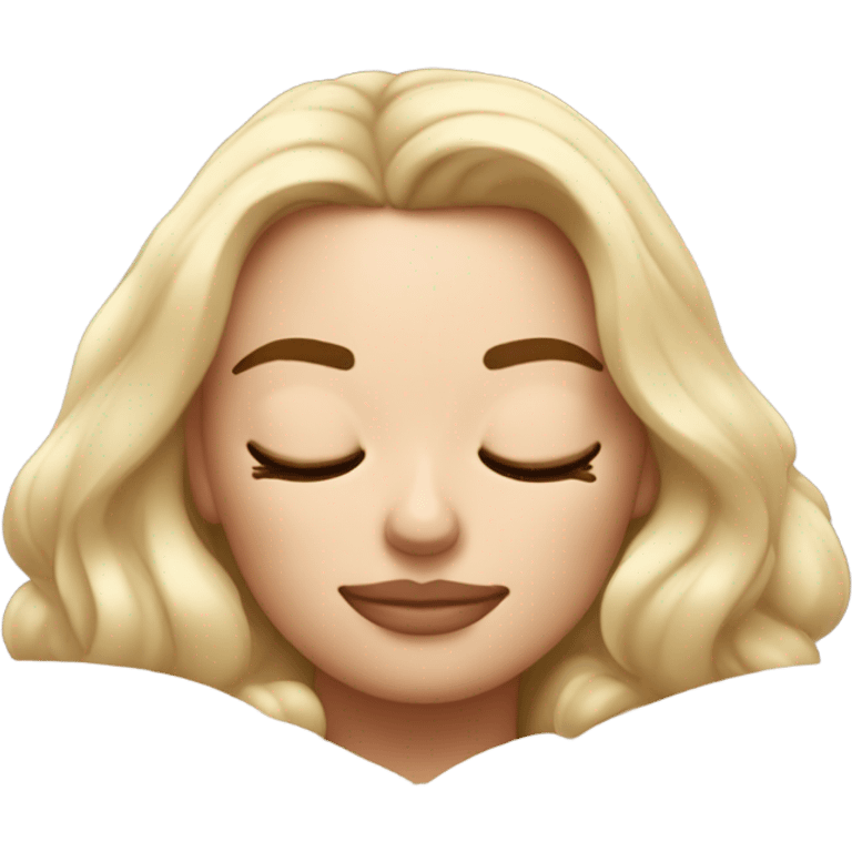 Margot Robbie sleeping  emoji