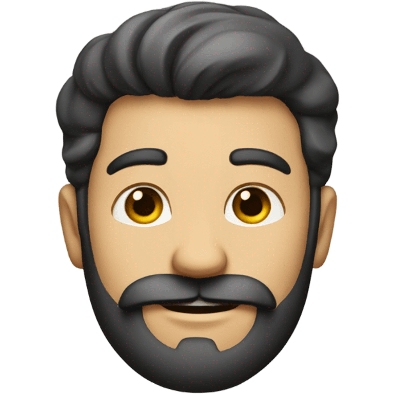 heroic male with facial hair emoji