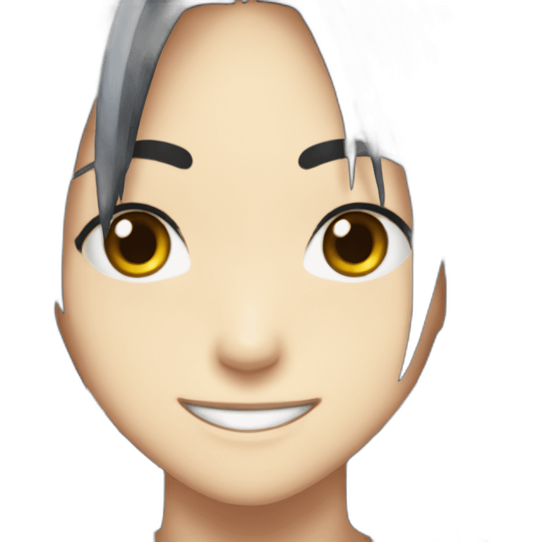 Rukia Kuchiki smiling emoji