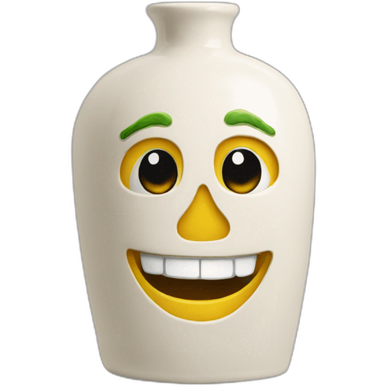 Tequila bottle ceramic emoji