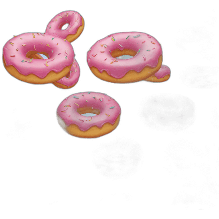 two donuts emoji