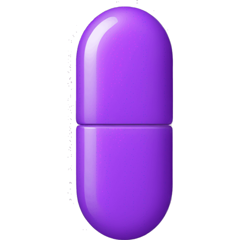 purple pill with middle line emoji