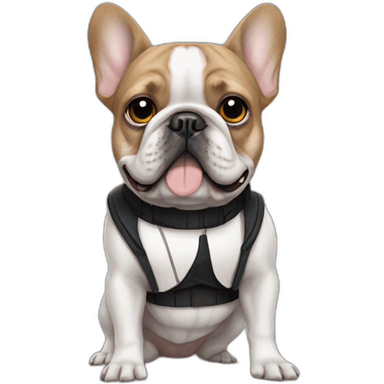 french bulldog as han solo emoji